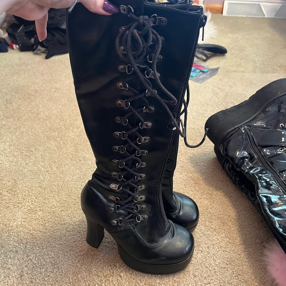 T.u.k platform boots